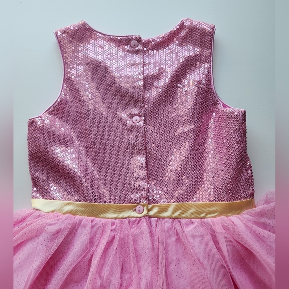 Avon Disney princess Aurora party dress size 7/8 sequins top multi layer bottom - Picture 12 of 13